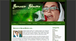 Desktop Screenshot of benazirbhutto.com